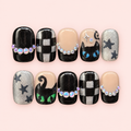 Midnight Cat Press-On Nails