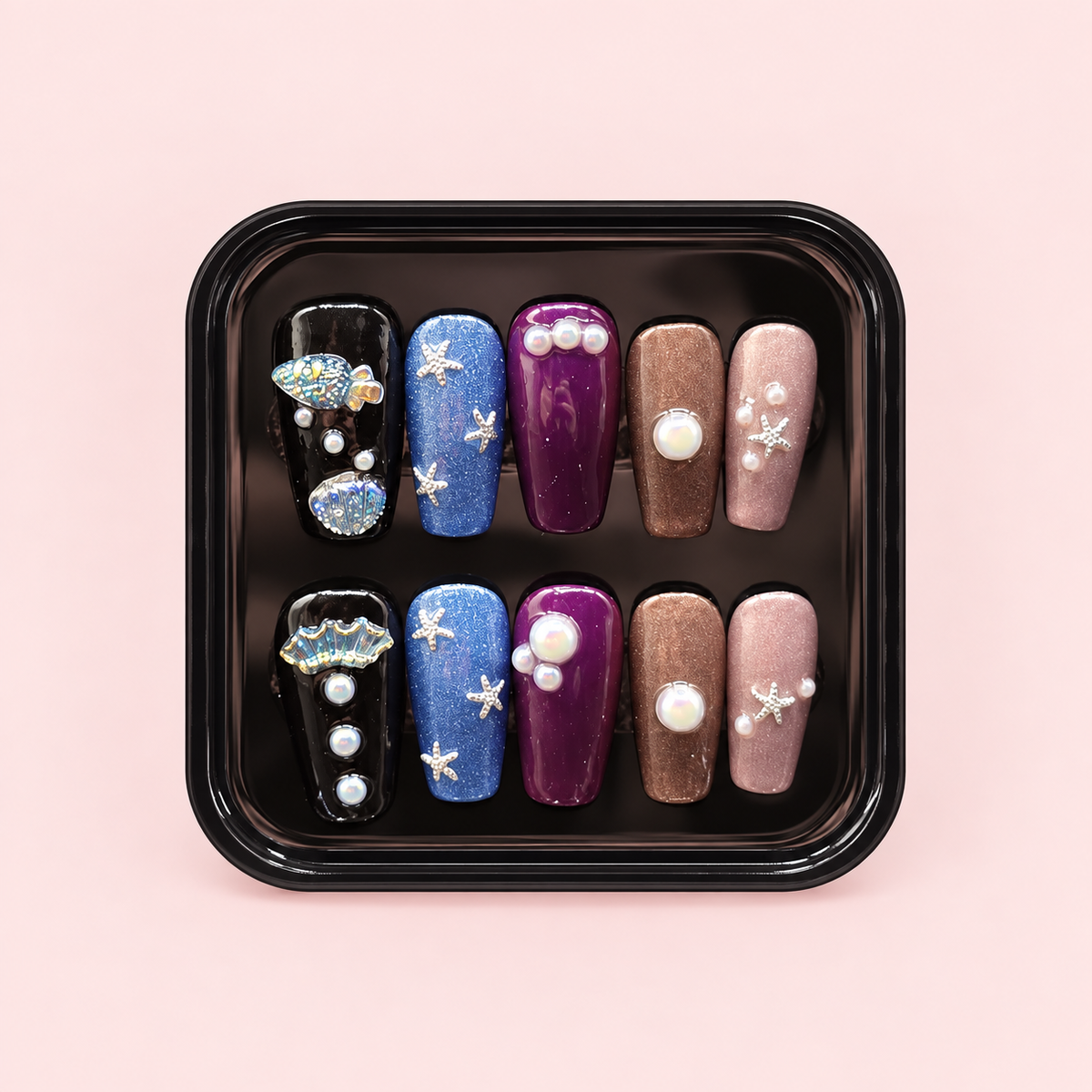 Ocean Jewels Press-On Nails