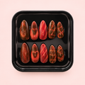 Molten Ruby Press-On Nails